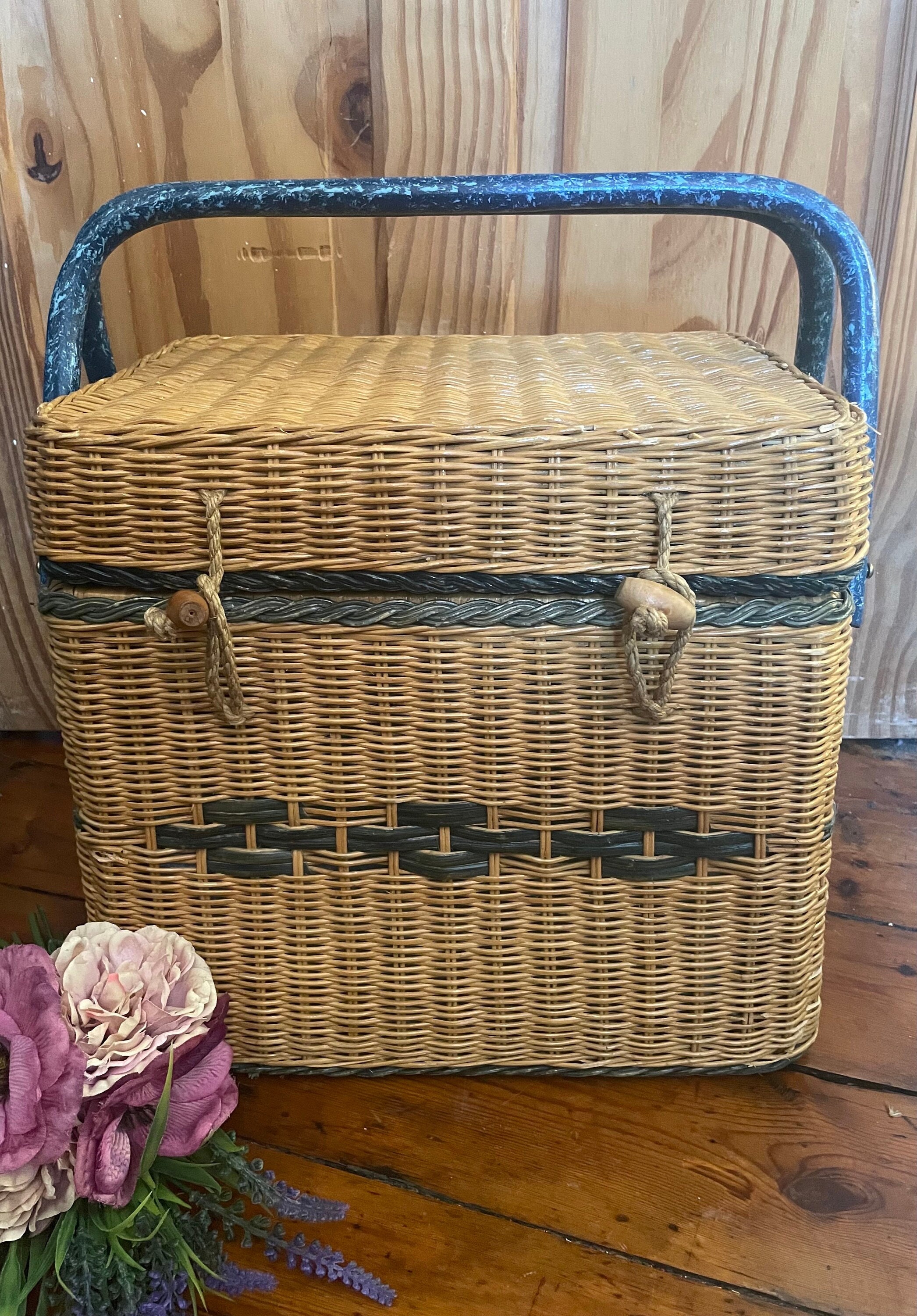 Vintage Picnic Basket - Ports of Call by Jeff Banks - Etsy