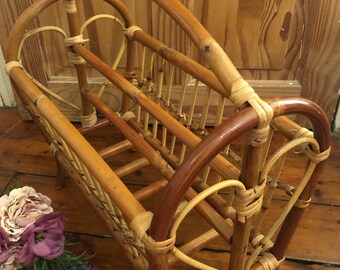 Vintage Magazine Rack / Holder