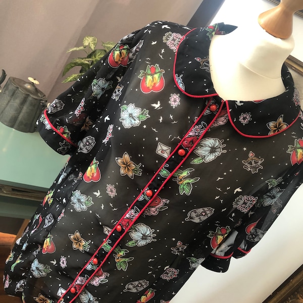 Hell Bunny Blouse UK Size 22