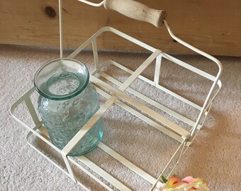 Large Metal Bottle Crate / Carrier