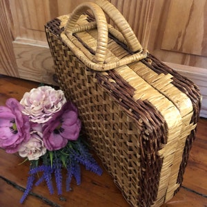 Vintage Wicker Handbag