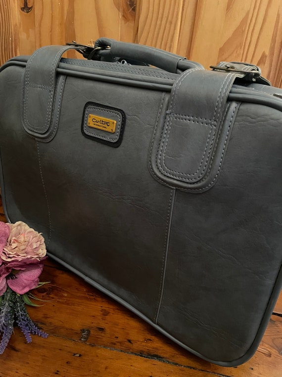 Carlton International, Blue Small/Medium Luggage Bag Good Condition | eBay