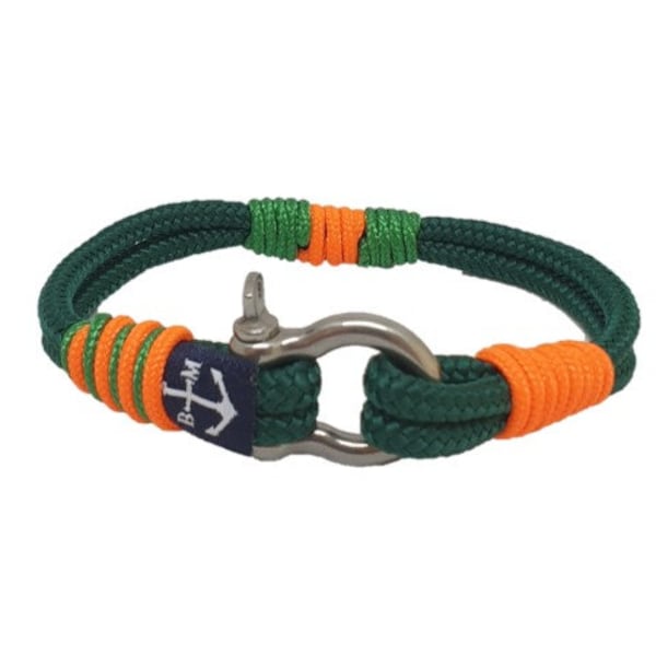 Arabelle Nautical Bracelet by Bran Marion | Handmade in Ireland | Unisex Bracelet | schackel armband | Schnur Armband