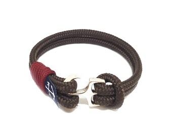 Sailors Nautical Rope Bracelet with Stainless Steel Anchor