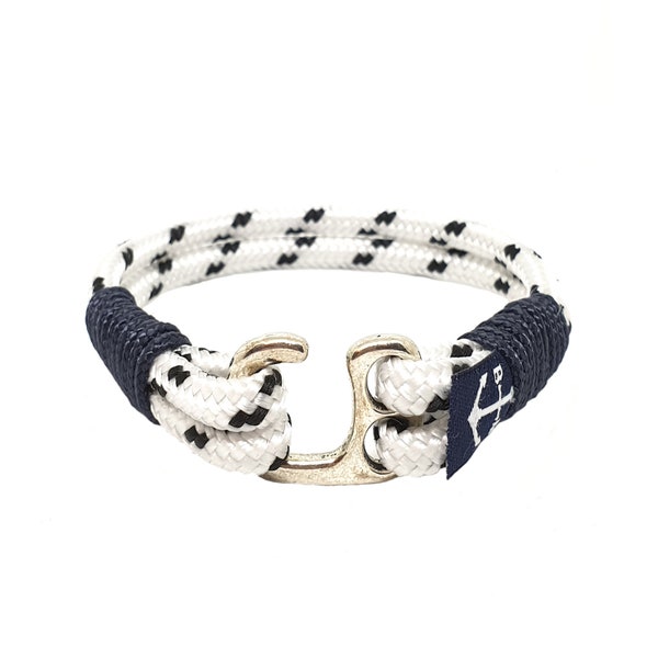 Barrfhionn Nautical Bracelet by Bran Marion | Handmade in Ireland | Unisex Bracelet | schackel armband | Schnur Armband