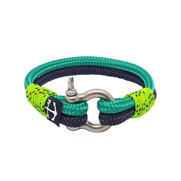Joyce Nautical Bracelet by Bran Marion | Handmade in Ireland | Unisex Bracelet | schackel armband | Schnur Armband