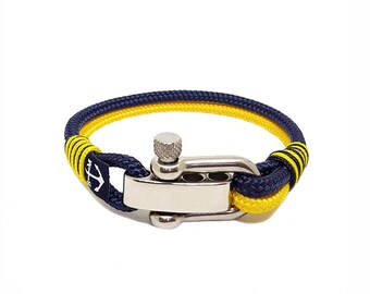 Birkenhead Nautical Bracelet Yachting Collection - Twisted Rope Bracelet - Surfer Bracelet - Unisex Bracelet - Boyfriend Gift
