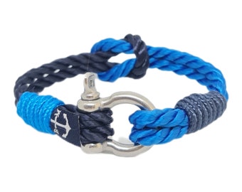 Lorie Sailor Bracelet, Handmade Rope Bracelet, Unisex Bracelet, Surfer Bracelet