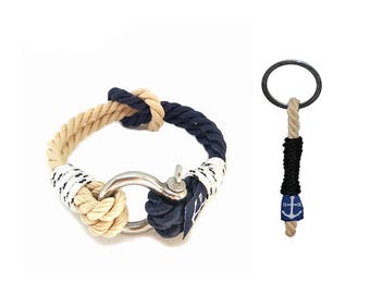 Shackle Nautical Bracelet & Keychain BM