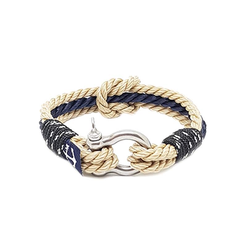 Capt. Sparrow Nautical Bracelet , Unisex Bracelet ,Sailor Bracelet ,Shackle Bracelet , Surfer Bracelet