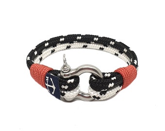 Sargasso Sea Nautical Bracelet  | Handmade in Ireland | Unisex Bracelet | schackel armband | Schnur Armband