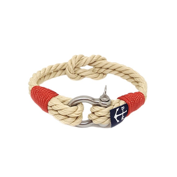 Buy Nautical Bracelet Rope Bracelet Nautical Rope Jewelry Steel Boat  Shackle Waterproof Online in India 