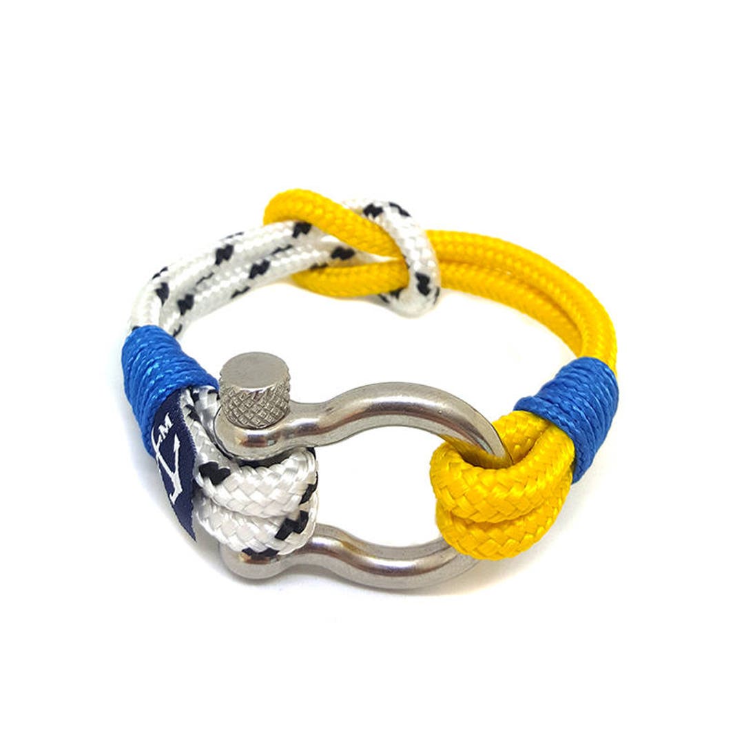 Reef Knot Nautical Rope Bracelet , Unisex Bracelet ,sailor Bracelet ,shackle Bracelet , Surfer