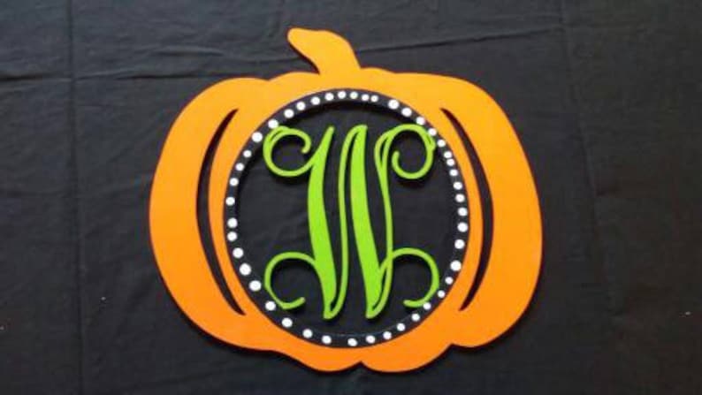 Pumpkin Door Hanger