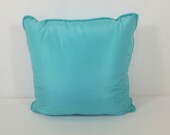 Pillow Cover - Faux Silk in Baby Blue