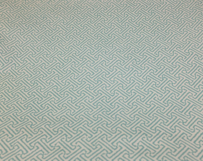 Fabric by the Yard - China Seas - Java Java Print in Aqua - Etsy