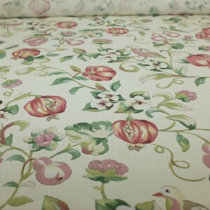 Fabric by the yard - Sanderson - PEARS AND POMEGRANATE