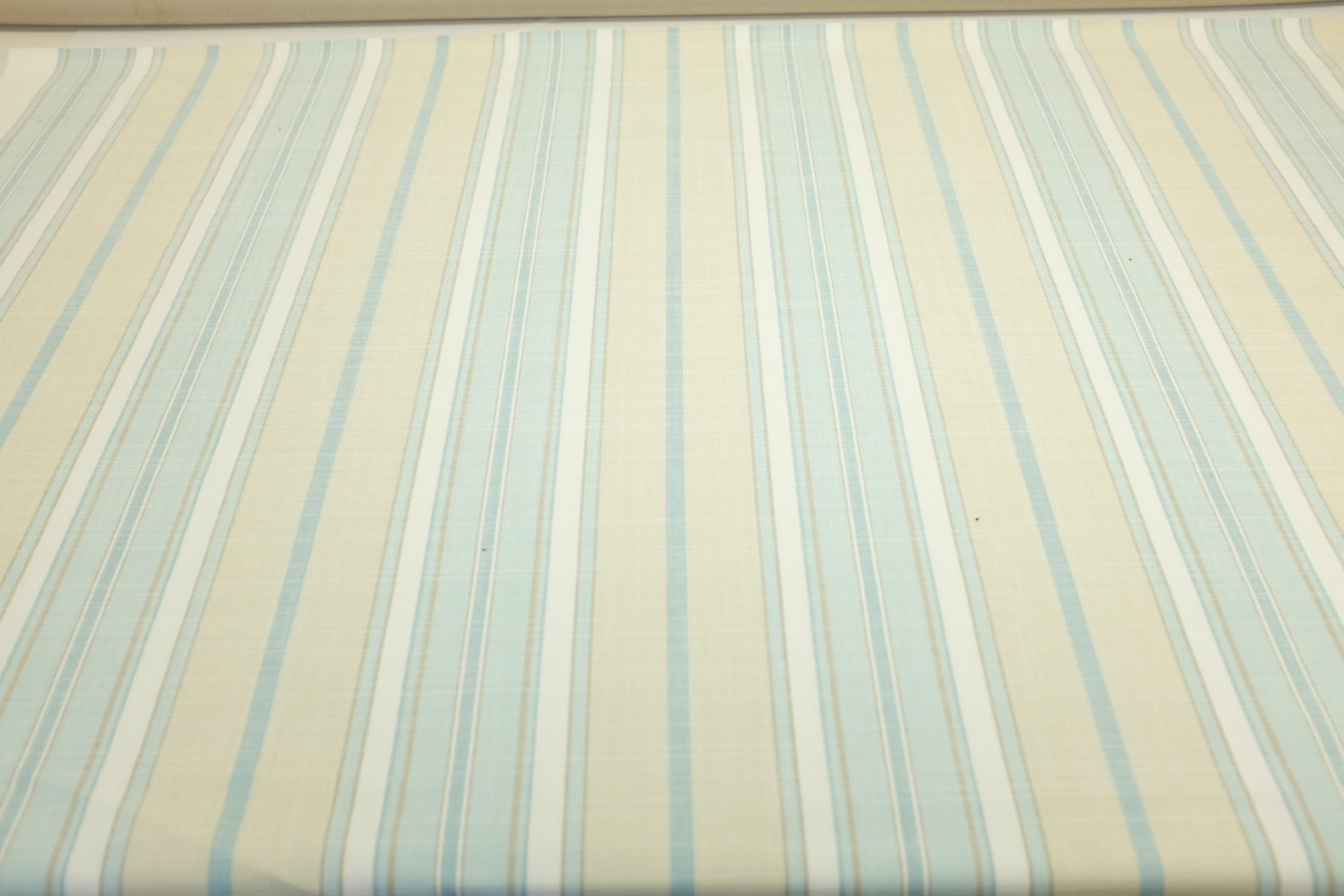 FABRIC REMNANT Jane Churchill Fabrics Stripe Color Aqua Etsy
