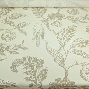 Fabric by the yard - Manuel Canovas -  PALMA - Taupe/off white - Cowtan & Tout