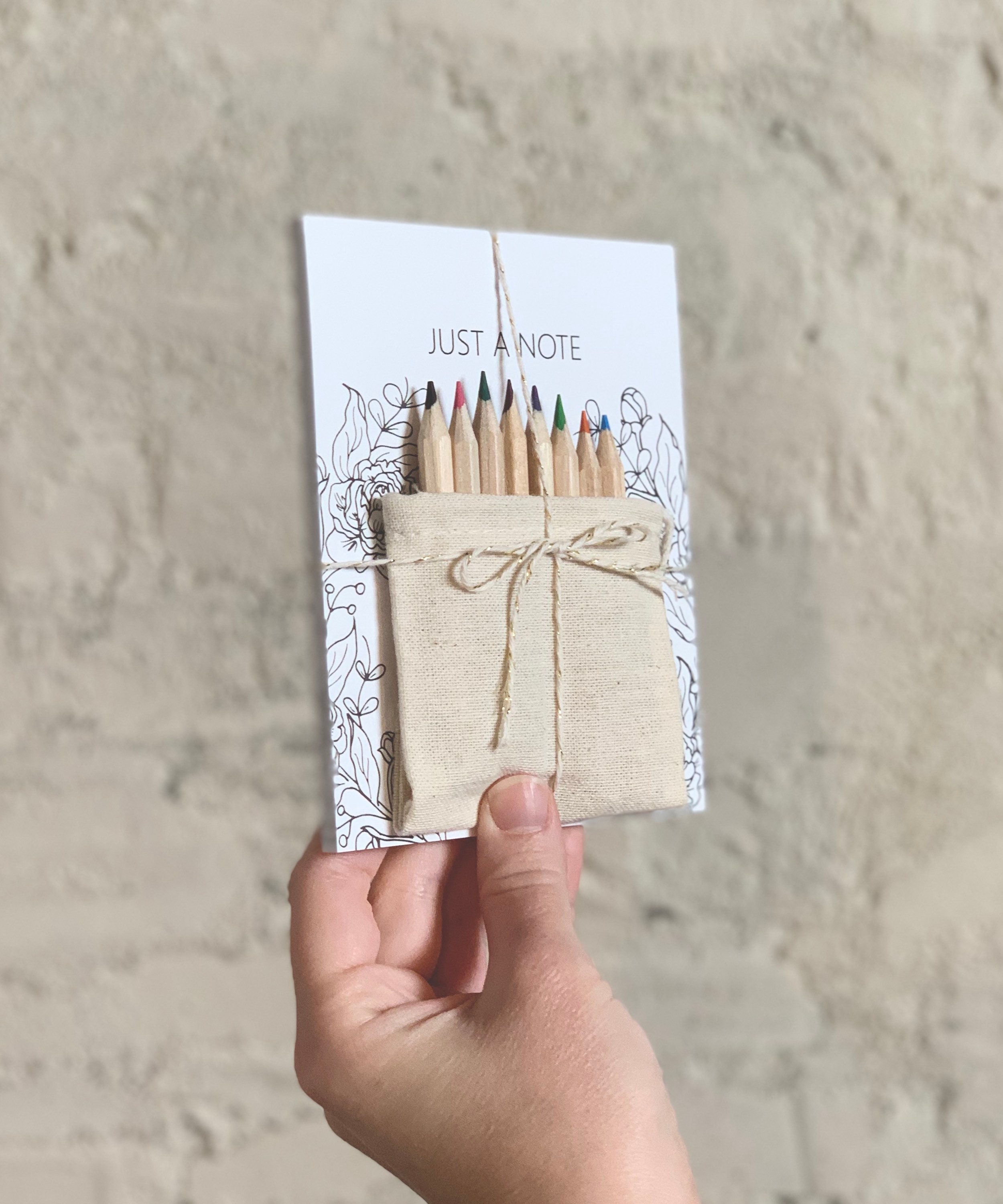 Coloring Notepad, Coloring Book, Coloring Gift, Stationery Gift, Floral ...