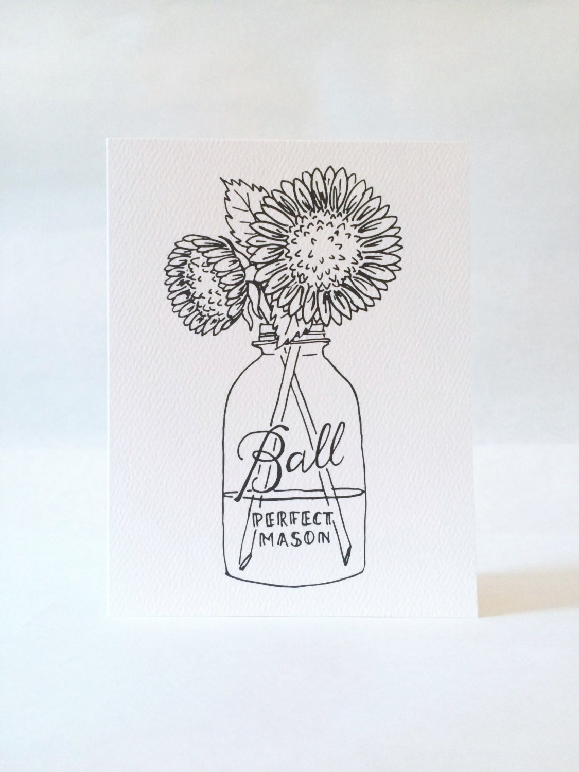 Coloring Card Adult Coloring Book Sunflowers, DIY, Watercolor Paper, Colored Pencil, Watercolor ...