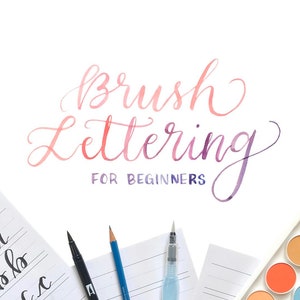 Wildflower Art Studio Brush Lettering Calligraphy Kit • Award-Winning  Starter Set for Beginners • Includes Instruction Book, Tracing Pad &  Supplies •