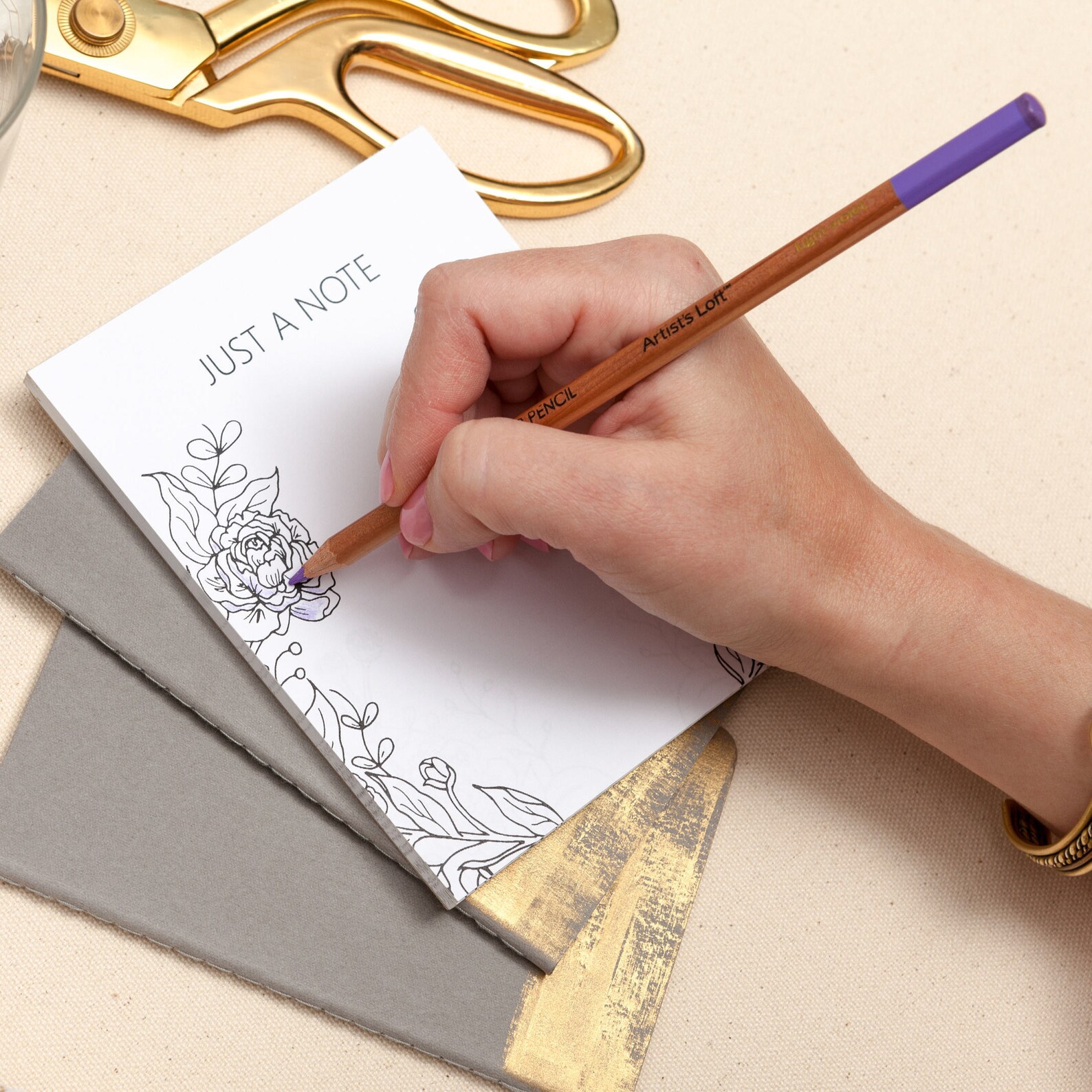 Coloring Notepad Coloring Book Coloring Gift Stationery Etsy