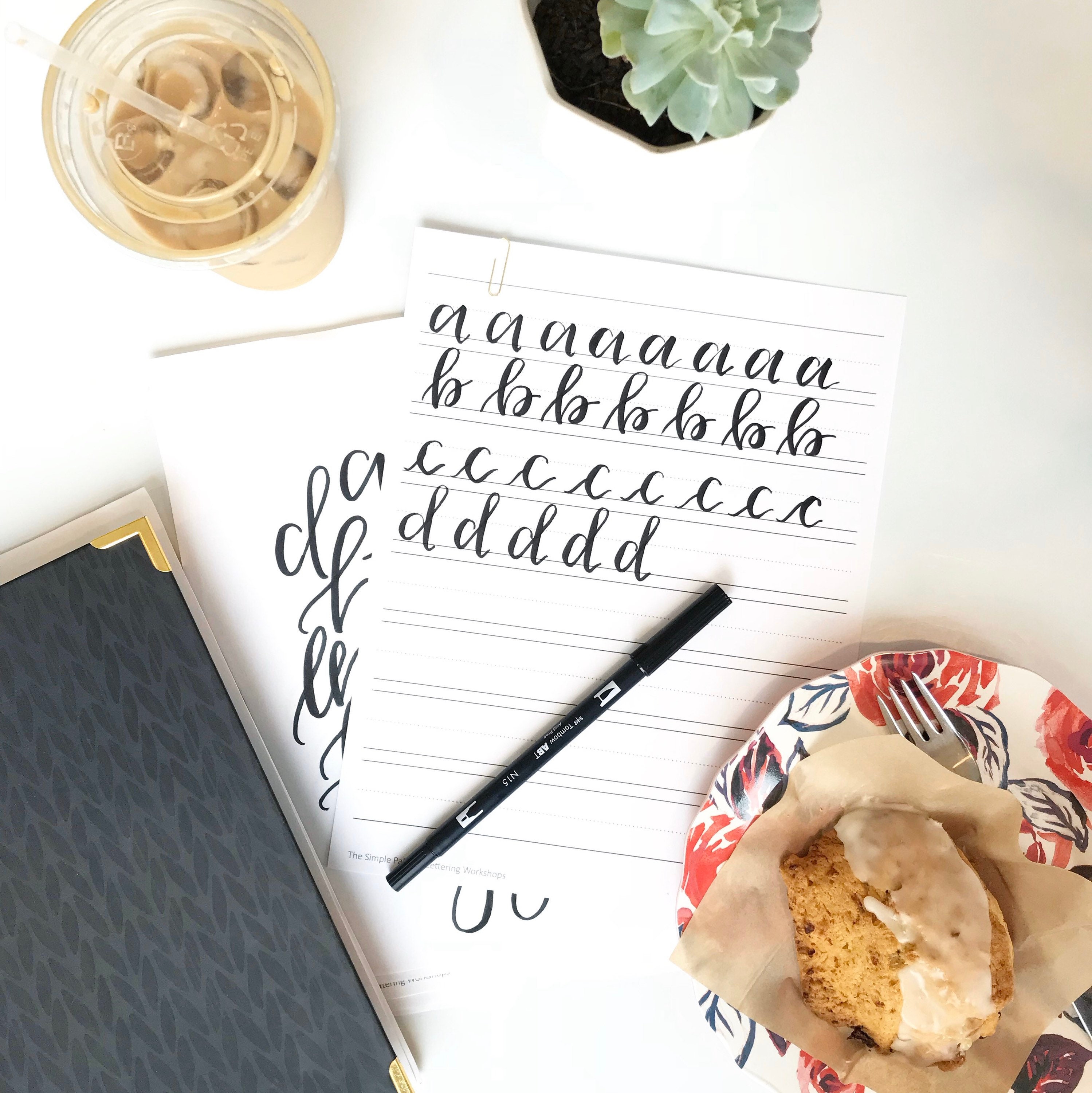 Calligraphy Kit Brush Lettering for Beginners Kit - Etsy