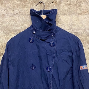 Ralph Lauren Polo Sport Wind Breaker Jacket Navy Parka Sz Medium