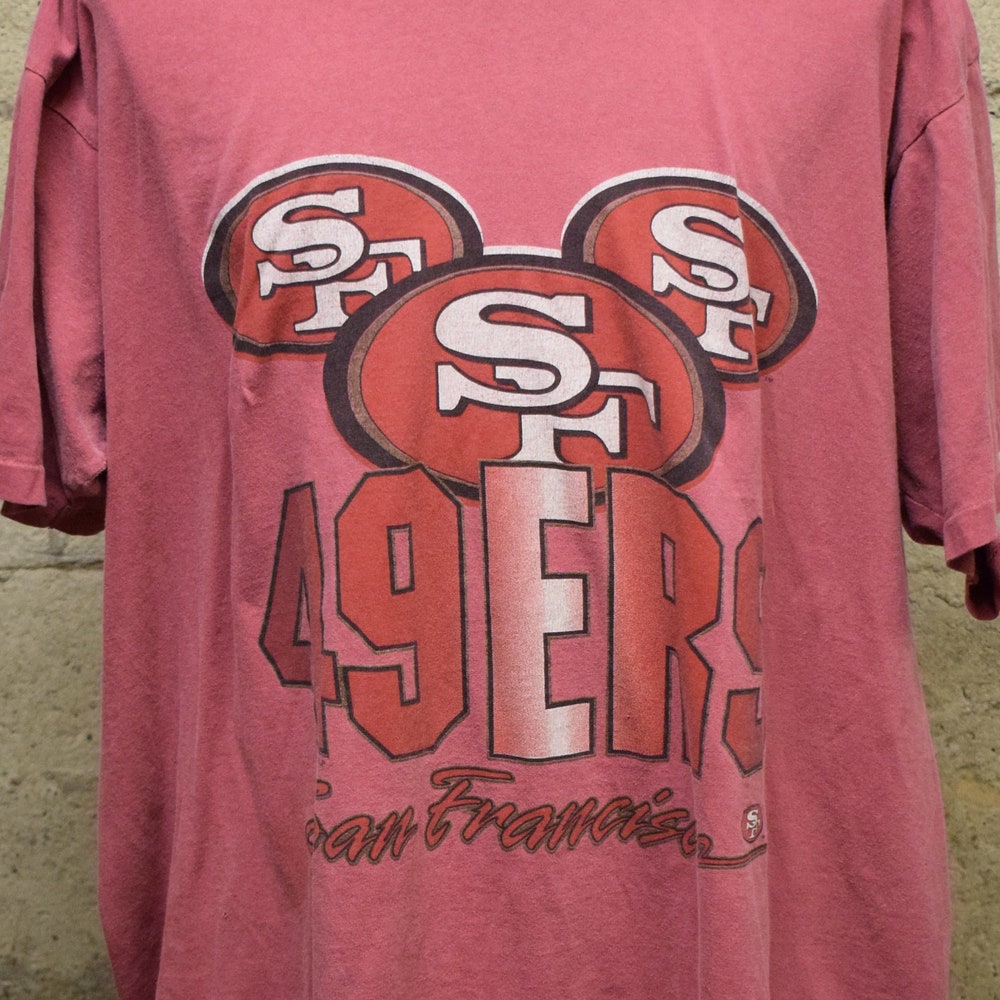 Vintage 1996 San Francisco 49Er'S Nfl Game Day Logo Football Usa Made Cliff Engle T-Shirt 90'S Xxl Fashion24Hs