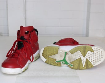 2014 Nike Air Jordan 6 Retro, Spike Lee Basketball Shoes, Size 11