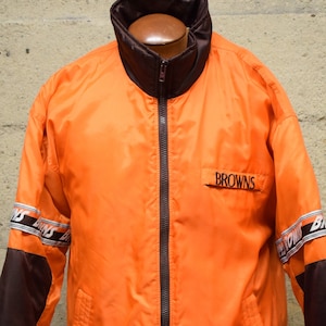 Vintage RARE Cleveland Browns Pro Player NFL Jacket 90's Medium