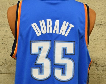 Maillot Kevin Durant  Maillot NBA Authentic Kevin Durant #35 Oklahoma City  Thunder Noir - Homme