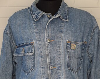 Vintage Polo Ralph Lauren Polo Country Denim Jacket 90's Large