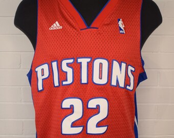 Tayshaun Prince Detroit Pistons Adidas #22 Jersey Size Large