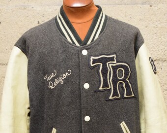 True Religion Richie Varsity Jacket XXL 
