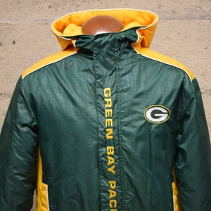 Green Bay Packers NFL Team Apparel Light Puffer Jacket Medium