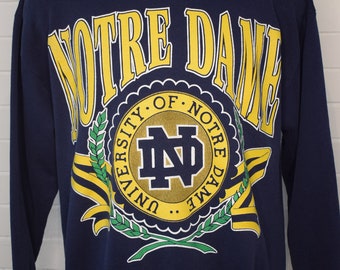 Vintage University of Notre Dame Fighting Irish Nutmeg NCAA Sweatshirt 90&#39;s XL