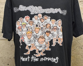 LLICA キッドロック SOAD KORN 2000　Tシャツ Vintage Summer Metallica Korn System of A Down Black T-shirt