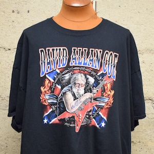 David Allan Coe Take This Job And Shove It 2017 Tour T-Shirt 4XL