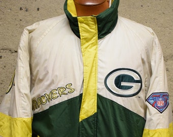Vintage 1990s Green Bay Packers Official Fan Sportswear Jacket