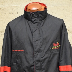 Vintage Winston Racing Swingster Athletic Spring Summer Sportswear Streetwear Made In USA Windbreaker Jacket 90&#39;s XL
