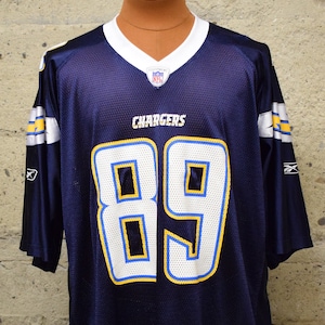 Reebok LA Chargers #89 Chambers Jersey XXL - Etsy