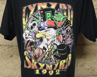 Vintage 1992 Lynyrd Skynyrd Made in the South T-shirt 90's XL - Etsy
