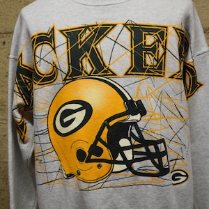 Vintage Green Bay Packers Big Spellout Sweatshirt 90&#39;s XL