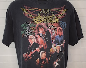 2004 Aerosmith Honkin on Bobo WorldTour Concert Band Tshirt