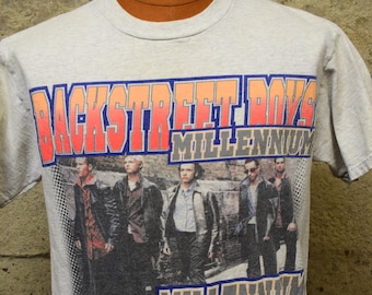 Vintage 1999 Backstreet Boys Millennium North American Tour T-Shirt 90’s Medium