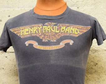 Vintage 80s The Henry Paul Band American T-Shirt Small