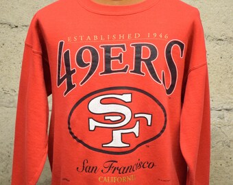 Vintage RARE San Francisco 49ers Nutmeg Big Logo Spellout