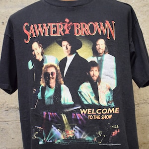 Vintage Sawyer Brown Tour 1994 T-shirt Large Single Stitch - Etsy